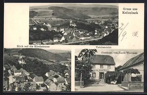 AK Kellenbach, Gasthaus von Jacob Wommer