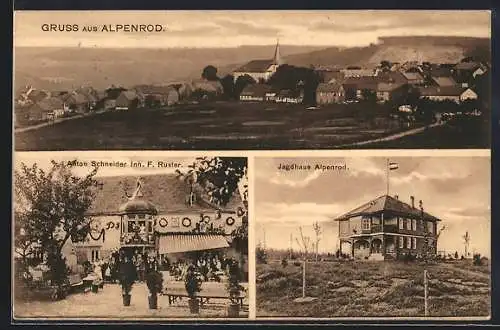 AK Alpenrod, Anton Schneider Inh. F. Ruster, Jagdhaus Alpenrod