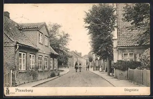 AK Pinneberg, Dingstätte mit Wohnhäusern