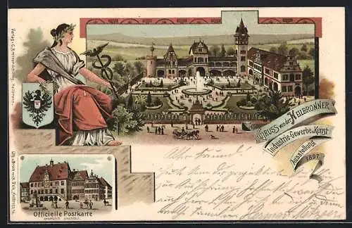 Lithographie Heilbronn, Industrie-Gewerbe- und Kunst-Ausstellung 1897