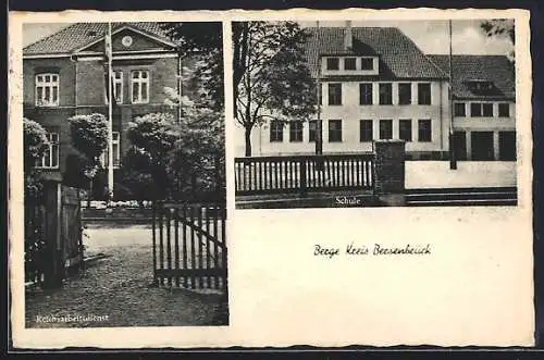 AK Berge /Kreis Bersenbrück, Reichsarbeitsdienst, Schule