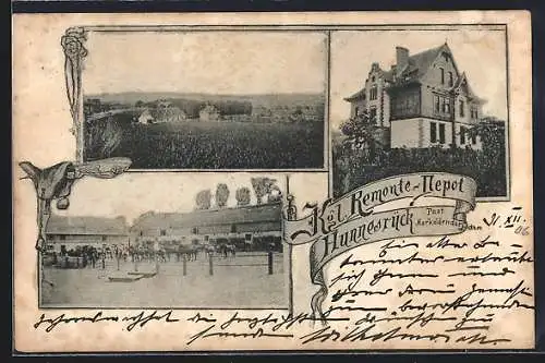 AK Hunnesrück, Kgl. Remonte-Depot