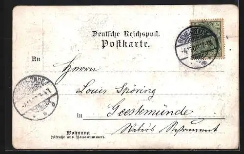 AK Beverstedt, A. F. Hölling`s Gasthof, Kirche