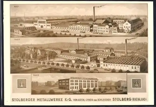 AK Stolberg /Rheinland, Stolberger Metallwerke KG