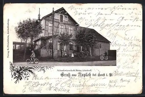 AK Ruploh b. Soest, Schenkwirtschaft Heinr. Linnhoff