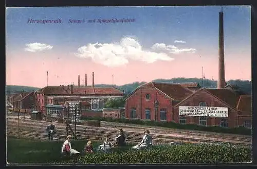 AK Herzogenrath, Spiegel- und Spiegelglasfabrik