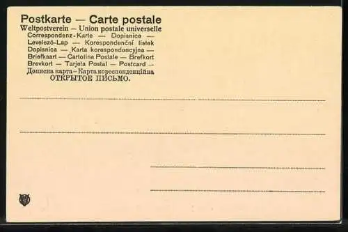 AK Berlin, Normaluhr auf dem Spittelmarkt, 7 Uhr 5 Minuten