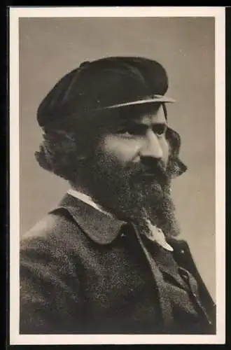 Künstler-AK Giovanni Segantini: Giovanni Segantini, Maler des realistischen Symbolismus