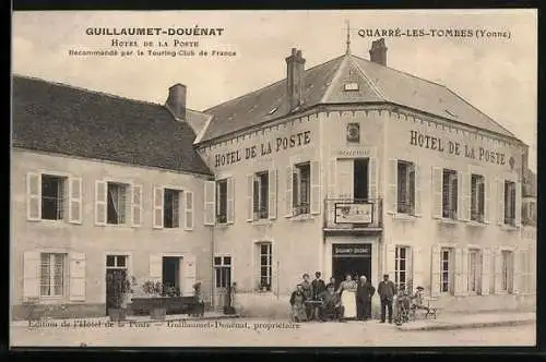 AK Quarré-les-Tombes, Hotel de la Poste