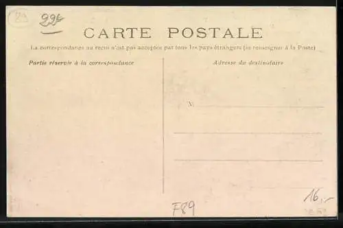 AK Quarré-les-Tombes, Hotel de la Poste