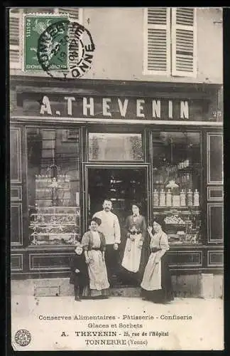 AK Tonnerre /Yonne, Conserves Alimentaires, A. Thevenin, 25 Rue de l`Hôpital