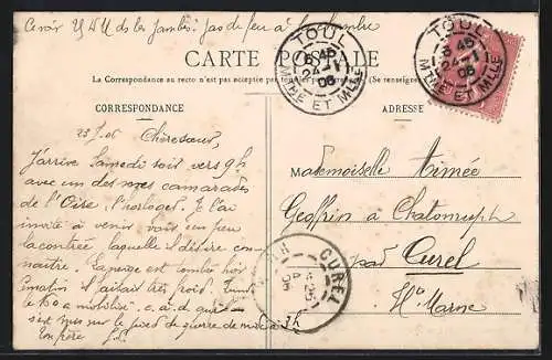 AK Toul, Le dirigeable le Lebaudy dans son hangar, Zeppelin