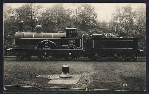 Foto-AK Lokomotive Hardicke Nr 790, englische Eisenbahn