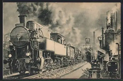 AK Zug der Tschechoslowakischen Staatsbahn
