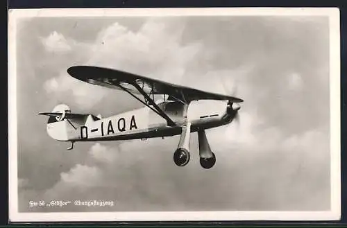 AK Übungsflugzeug Fw 56 Stösser