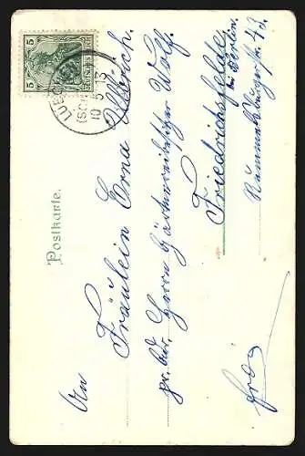 AK Fröhliche Gesellschaft auf einem Pfingstausflug