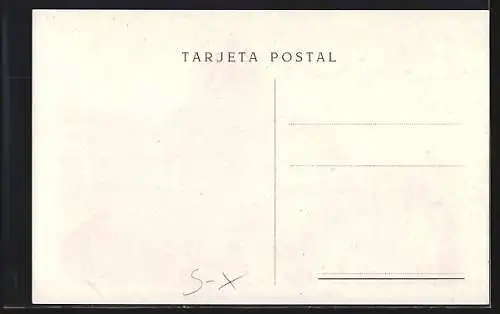 AK Granada, Hotel Victoria, Strassenbahn