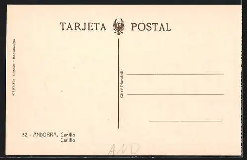 AK Canillo, Blick über die Dächer