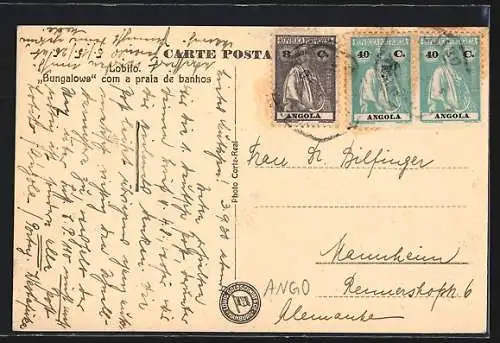 AK Lobito, Bungalows com a praia de banhos