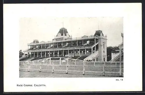AK Calcutta, Race Course, Pferderennbahn