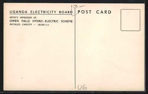 AK Owen Falls, Hydro-Electric Scheme