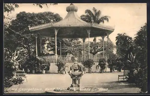 AK Georgetown, Band Stand, Promenade Gardens