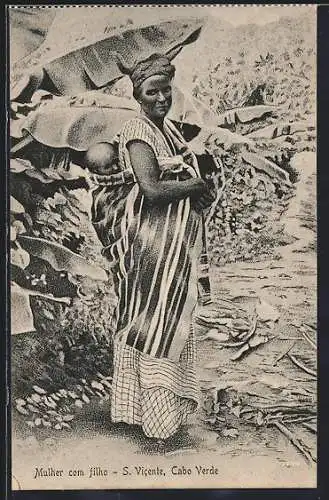 AK S. Vicente /Cabo Verde, Mulher con filho