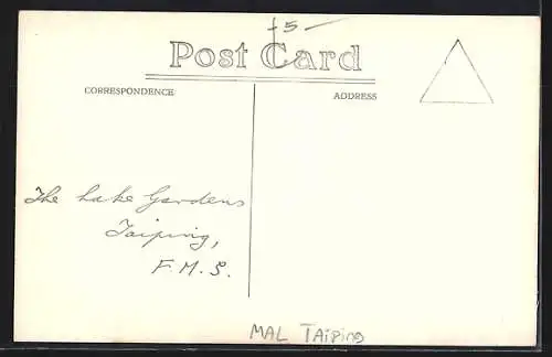 AK Taiping, The Lake Gardens, Promenade