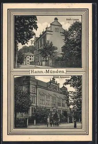 AK Hann.-Münden, Städtisches Lyzeum und Gymnasium