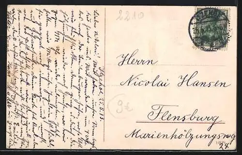 AK Itzehoe, Breitenburger Fähre, Strassenpartie mit kleiner Versammlung, Brücke