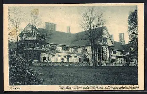 AK Potsdam, Landhaus Cäcilienhof (Wohnsitz der Kronprinzlichen Familie)