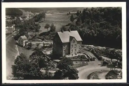 AK Ahrhütte, Blick auf Gasthaus Burg Neuweiler