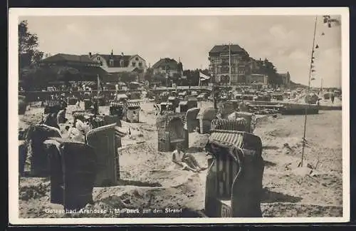 AK Arendsee i. M., Blick auf den Strand
