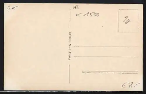 AK Potsdam, Parade Regiment Gardes du Corps