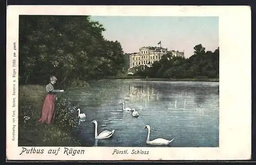 AK Putbus, Fürstl. Schloss