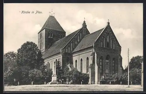 AK Plau, Ansicht der Kirche