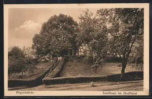AK Angermünde, Forsthaus im Stadtforst