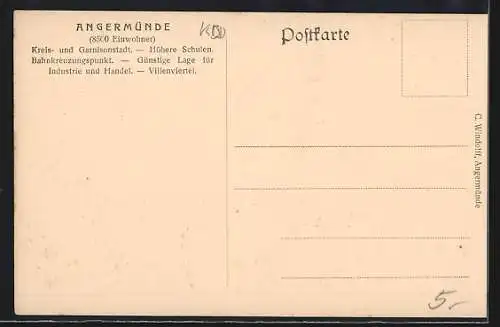 AK Angermünde, Forsthaus im Stadtforst