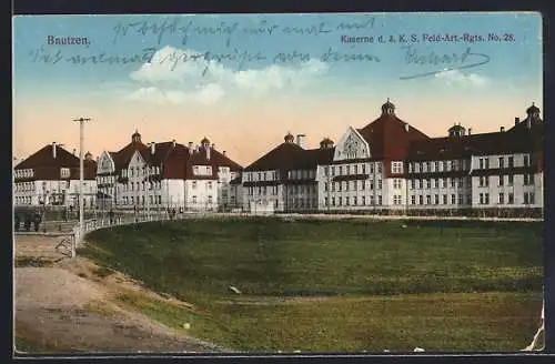 AK Bautzen, Kaserne des K.S. 3. Husaren-Regts. No. 20