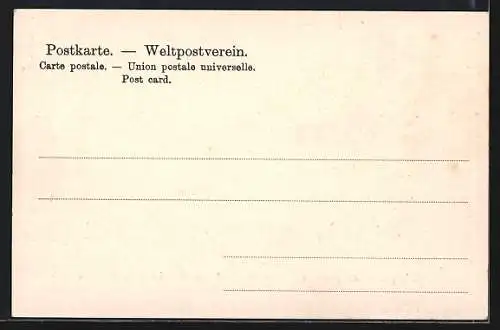 AK Saarbrücken, Goldene Bremm, Strassenansicht