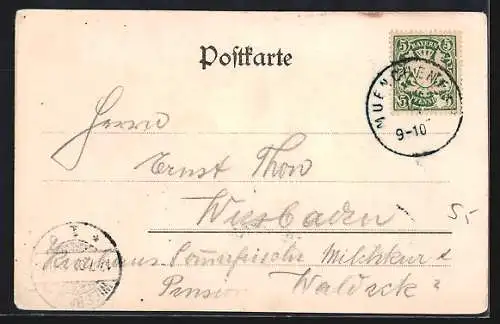 AK München, Café Luitpold, Bes. Richard Schwarz, Innenansicht