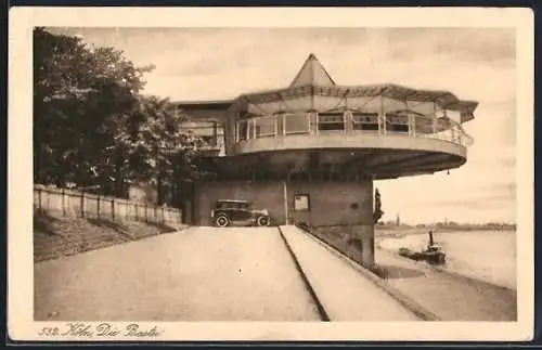 AK Köln a. Rh., Die Bastei, mit Stadtpanorama