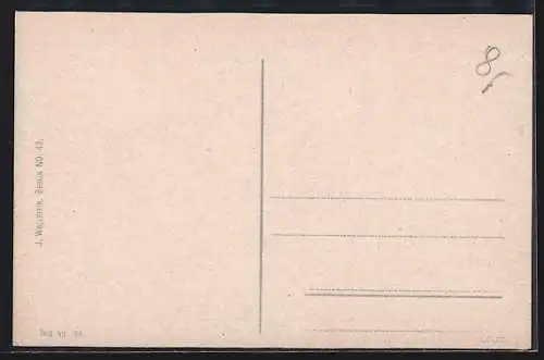 AK Köln a. Rh., Hauptpostamt mit Strasse
