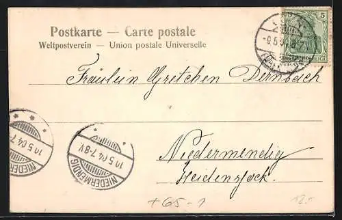 AK Köln a. Rh., Bahnhof mit Strasse aus der Vogelschau