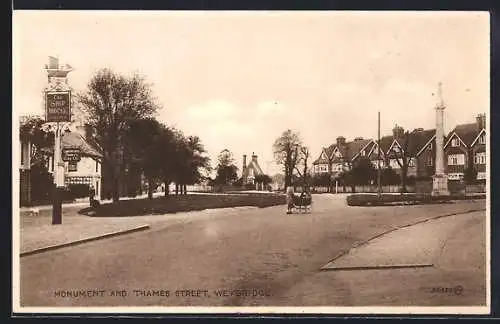 AK Weybridge, Monument and Thames Street