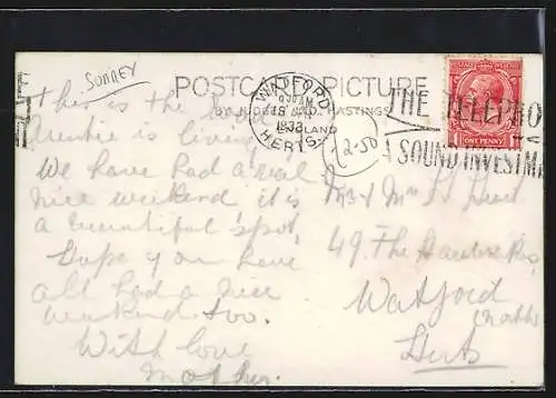 AK Shere, Blick in den Ort