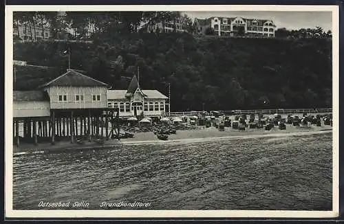 AK Sellin, Ostseebad, Strandkonditorei- und Cafe Hofstedt