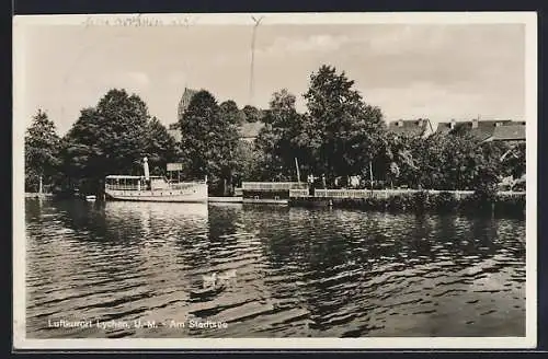 AK Lychen /U.-M., Partie am Stadtsee