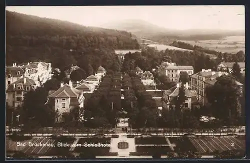 AK Bad Brückenau, Blick vom Schlosshotel