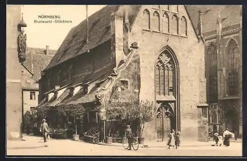 AK Nürnberg, Gasthaus Bratwurst-Glöcklein